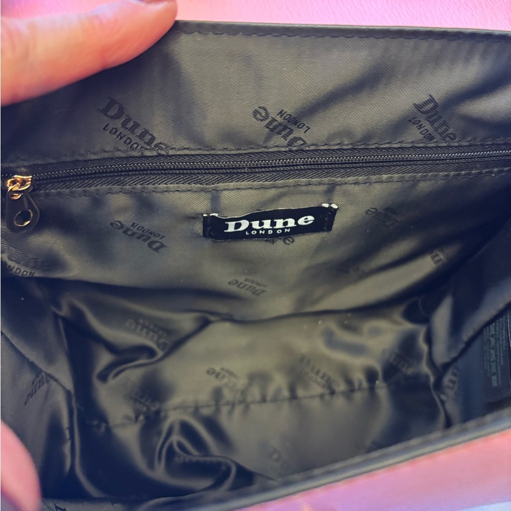 Dune London Structured Top Handle Satchel Pink Black w Wallet - Picture 4 of 4